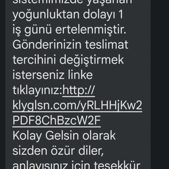 Kolay Gelsin Kargom Dağıtıma Çıkıp Geri Dönüyor Ertesi Gün Hiç Çıkmıyor
