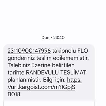 FLO Ayakkabı FLO Kampanya Ürünü Hala Teslim Edilmedi!