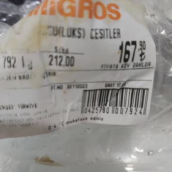 Migros Yüksek Fiyat Ta Turşu