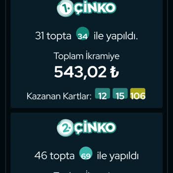 Bilyoner Şans Oyunlarından Kazandığım Para