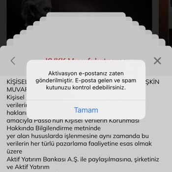 Passolig Hesabı Doğrulayamıyorum, Geri Üye Ol Kısmına Atıyor Beni