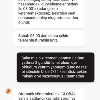 Casinom Asla Çekim İşlemi Yapılamıyor