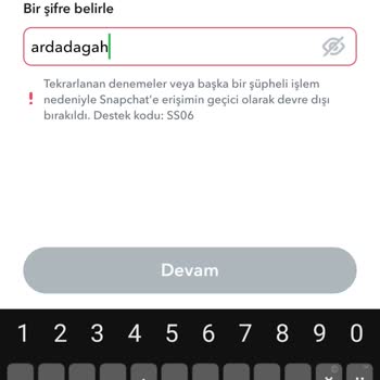 Snapchat Giriş Yapamıyorum Ve Erişim Geçici Olarak Devre Dili Bırakıldı