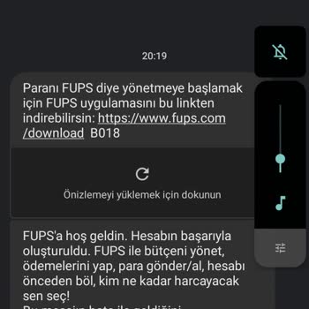 Fups Diye Bir Uygulama Bana Mesaj Atıyor