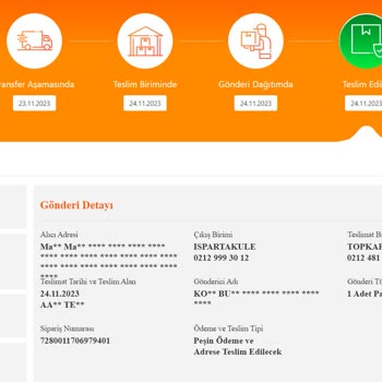 MNG Kargo Topkapı Şubesi Ürünleri Teslim Etmiyor