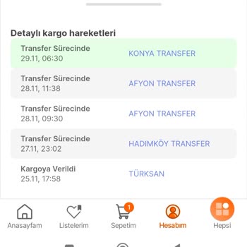 Aras Kargo 6 Günde Teslim Etti