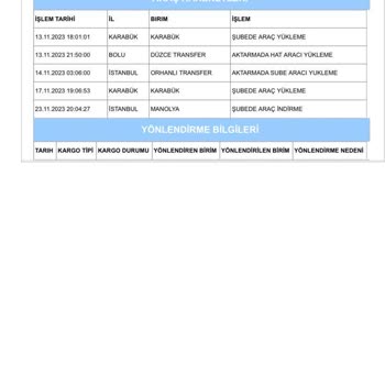 Aras Kargo İnternet Mağazası Siparişinin Teslim Edilmediği İddiası