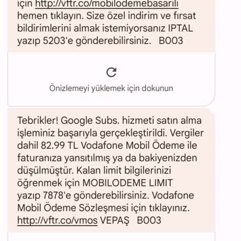 Vodafone Haberim Olmadan Mobil Ödeme