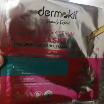 Dermokil Kağıt Maske Alerji Yaptı