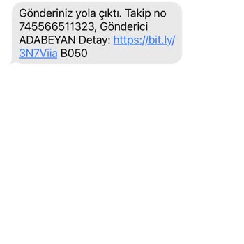 Ada Beyan Gelen SMS