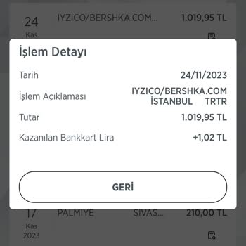 Bershka Ürünüm Hakkında Bilgim Yok