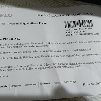 FLO Ayakkabı Ayakkabı İade Değişim