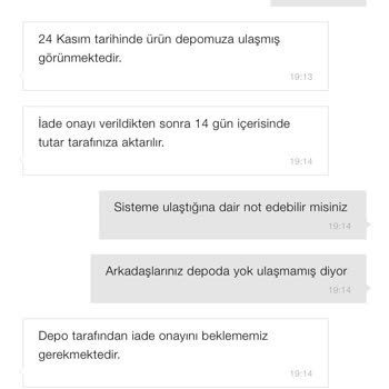 Zara Ceket İadesi Hala Olmadı