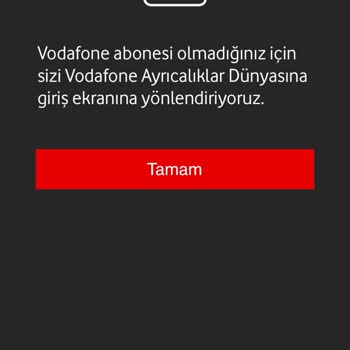 Vodafone Hat Taşıma Sorunu