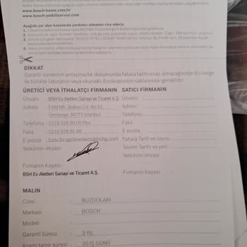 Bosch Buzdolabının Kapılarındaki Görsel Hatalar