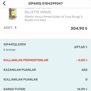 Watsons Ücret İadesi Kargo Teslimatı