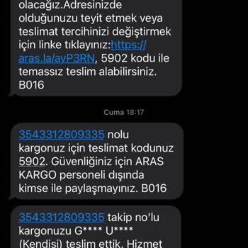 Aras Kargo Elemanları Çalışmıyor, Şirket Şikayetleri Umursamıyor!