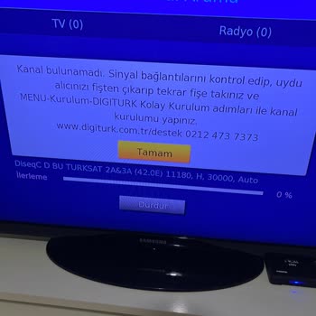 Digiturk Yayın Hatası Ve Kurulum Hatası