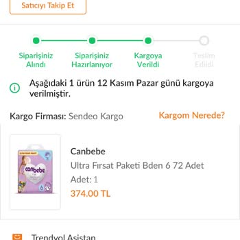 Sendeo Kargo Teslim Edilmedi