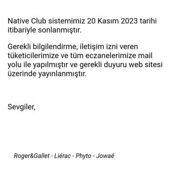 Native Club Puanları Haber Verilmeden Silindi
