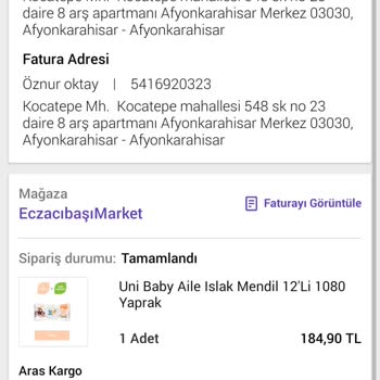 Aras Kargo Gelmeyen Kargo Hakkında
