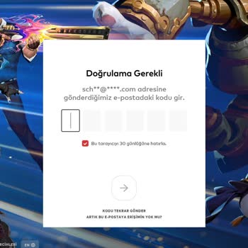 Riot Games Riot Mailime 2 Aşamalı Doğrulama Kodu Gelmiyor.