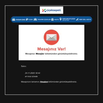 ÇiçekSepeti Önemli Günde 10 Günlük Evli Eşime Çiçek Sepetine Çiçek Gönderememek.