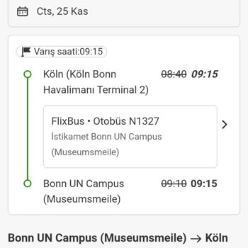 FlixBus Türkiye Sefer Saati Değişikliğini Yanlış Bilgilendirme