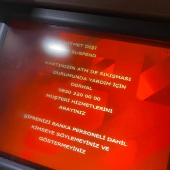Ziraat ATM'si 900TL Mi Vermedi!