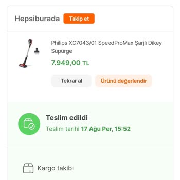 PHILIPS Ev Aletleri Philips Dikey Süpürge Borusu Kırıldı