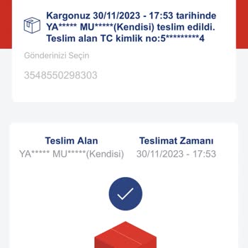 Aras Kargo Ürün Teslim Edildi Denmesine Rağmen Ürünüm Elime Ulaşmadı