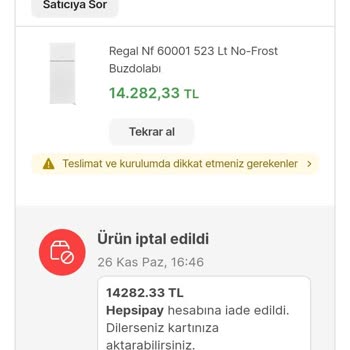 Media Markt Buzdolabı Yanlış Geldi Yenisini 20 Gün Sonra Getirebileceklermiş