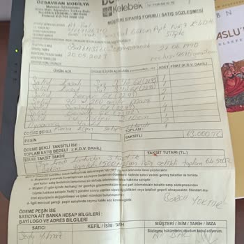 Doğtaş Ürün Gelmedi. Para İadesi Yapılacaktı