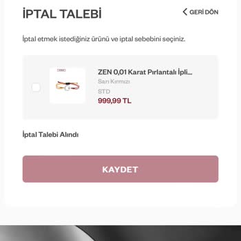 GS Store İptal Talebimin Onaylanmaması