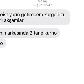 Kargoist Kargocu Teslimat Şikayeti