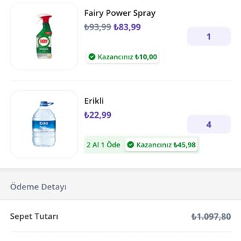 Getir Kampanyadan Alınan Üründen Hem Eksik Gönderip Hem Paradan Kesiyor.
