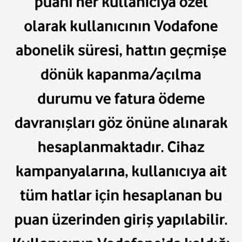 Vodafone Cihaz Puanı 17bin Benim Uygulama Da Ama Cihaz Çıkmıyor