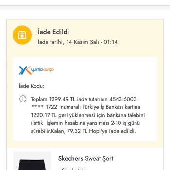 Boyner İade Ücretini Kredi Kartıma Yatırmamış Ve Yalan Beyan Ediyor