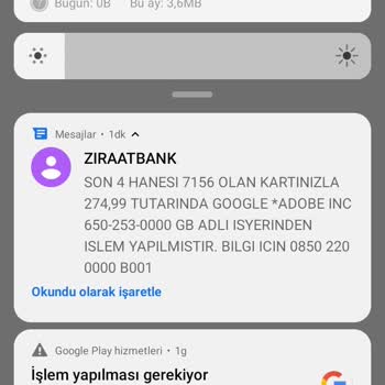 Adobe Haberim Dahilinde Olmayan Para Çekilimi