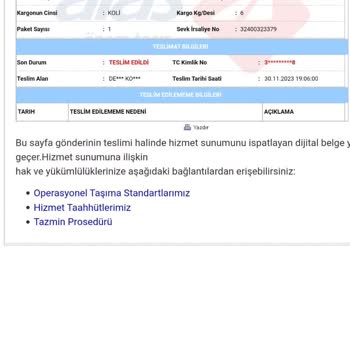 Aras Kargo Teslim Edildi Deniliyor Ama Teslim Edilmedi