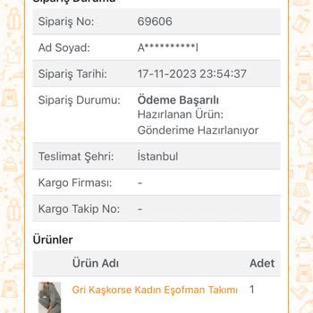 Nare Giyim Siparişimi Göndermiyor Müşterileri Oyalıyor