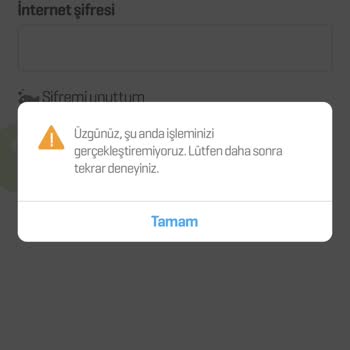 Enpara Sonra Tekrar Deneyin Uyarısı