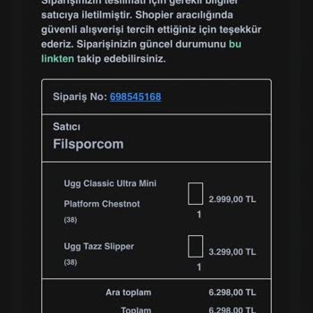 Filsporcomtr Ürün Kalitesi Kötü İade Yok Var Deniyor Muhatap Yok Karşınızda