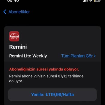 Remini Uygulamasının İzinsiz Ödeme Alması
