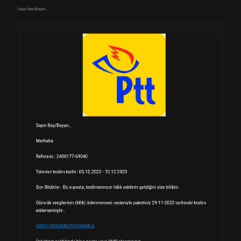 PTT Kargo PTT Kişisel Bilgi İzinsiz Kullanımı