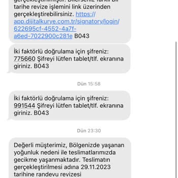 Dijital Kurye Sim Kart Teslimatı