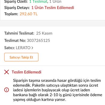 Trendyol Aldığım Ürünü Stokta Olmasına Rağmen Para İadesine Zorlanıyorum.!
