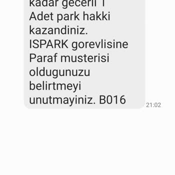 İspark Paraf Hakkım Olmasına Rağmen Ücret Aldı