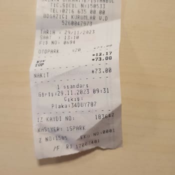 İspark Paraf Hakkım Olmasına Rağmen Ücret Aldı