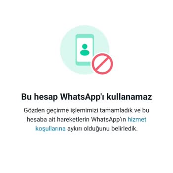 WhatsApp Hesabım Yasaklandı